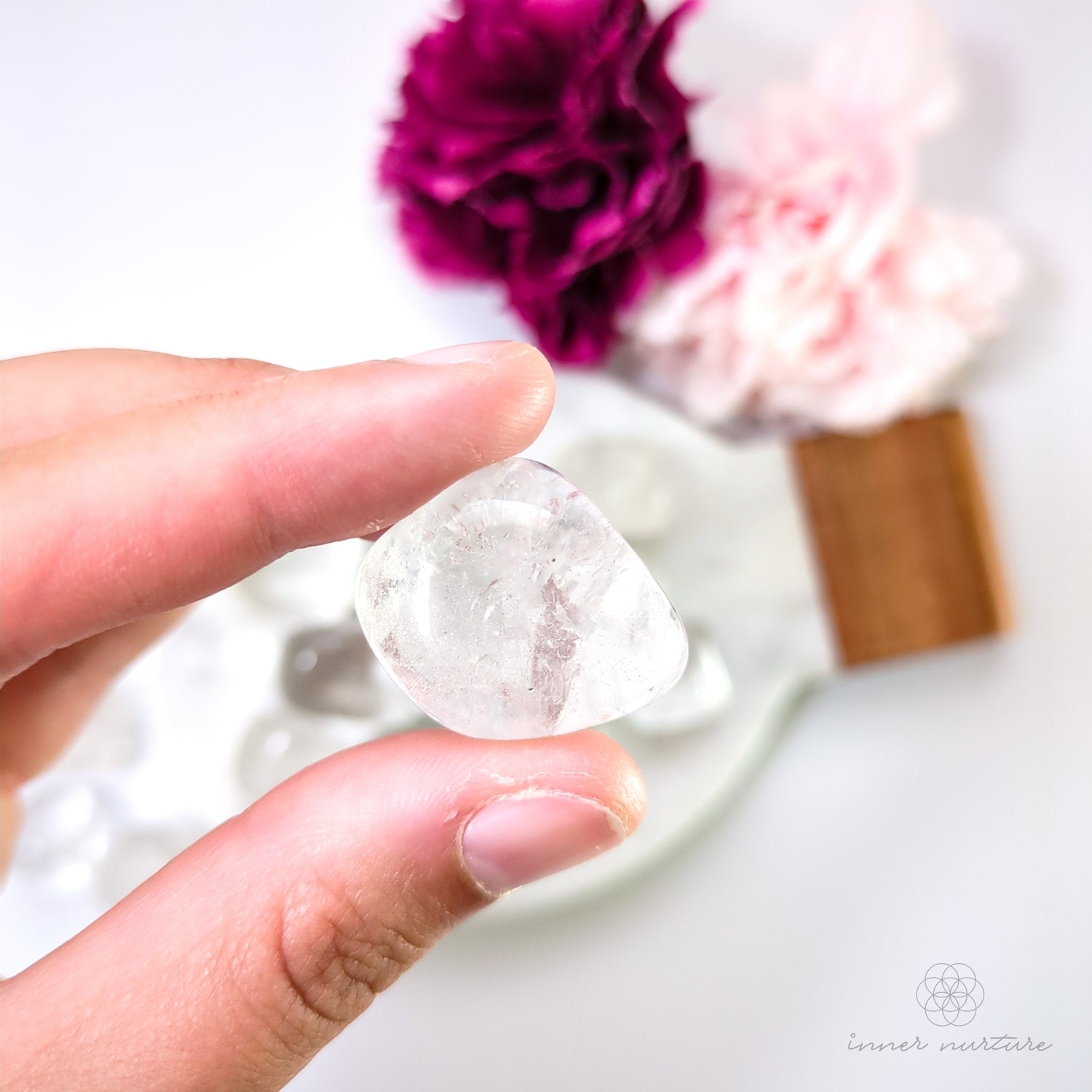 Clear Quartz Tumble - Inner Nurture | Crystal Shop Australia 