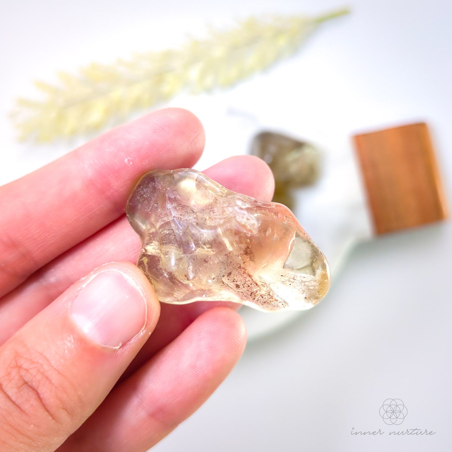 Citrine (Natural) Semi-Polished Tumble - Inner Nurture | Crystal Shop Australia 