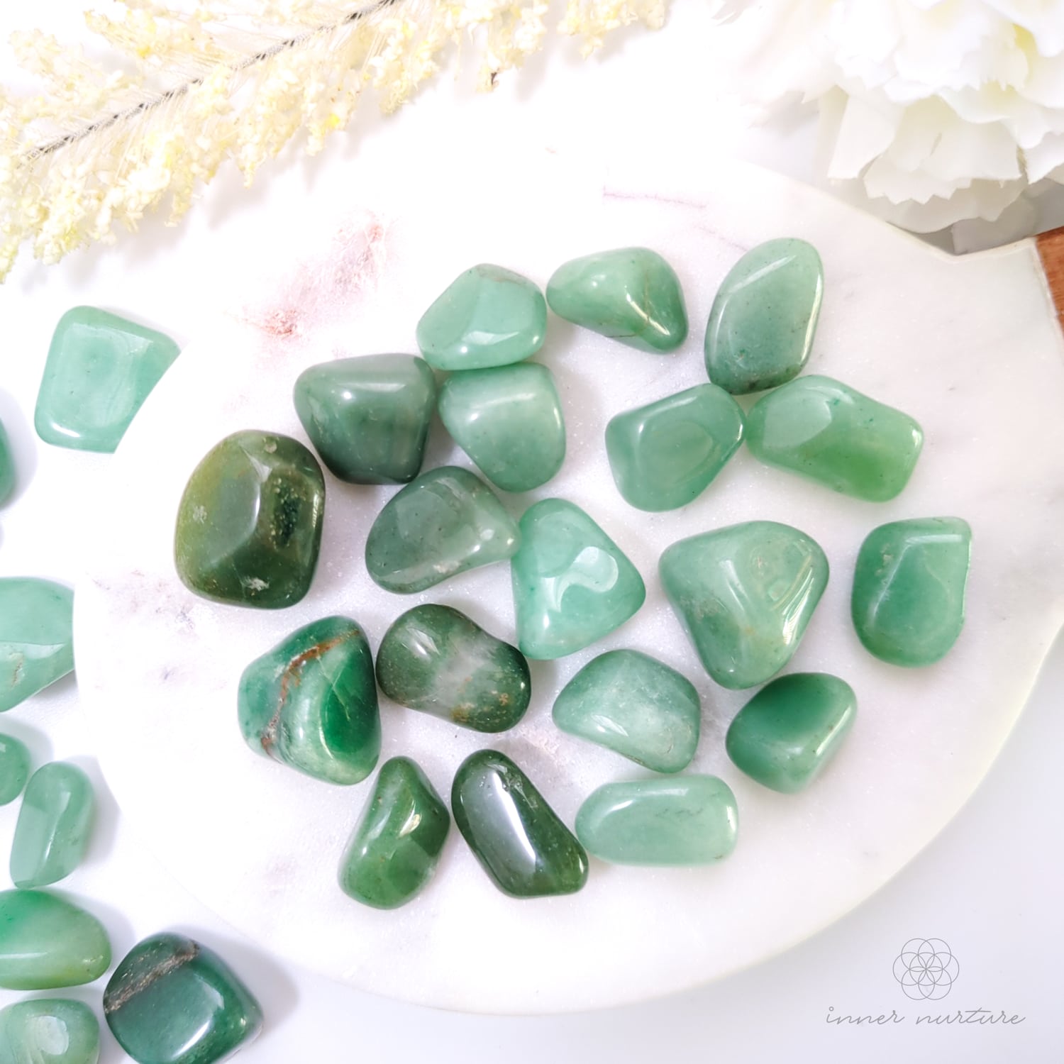 Green Aventurine Tumble - Mini | Crystal Shop Australia - Inner Nurture