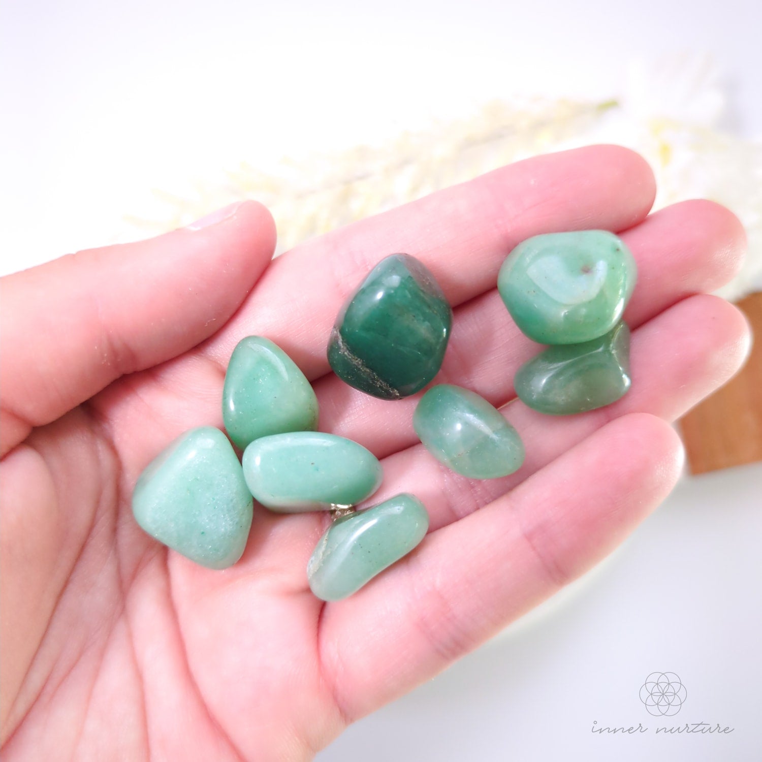 Green Aventurine Tumble - Mini | Crystal Shop Australia - Inner Nurture