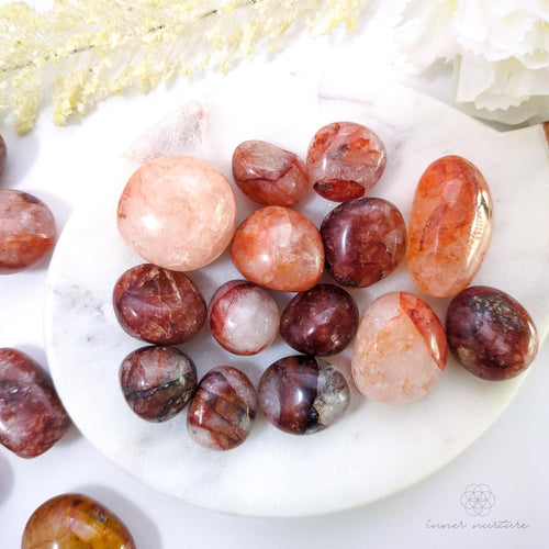 Fire Quartz Tumble (Hematoid Quartz) - Crystal Shop Online Australia | Inner Nurture 