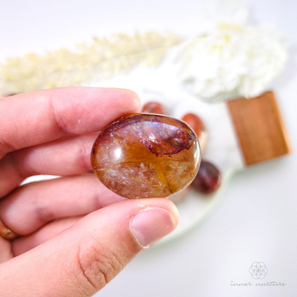Fire Quartz Tumble (Hematoid Quartz) - Crystal Shop Online Australia | Inner Nurture 