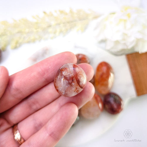 Fire Quartz Tumble (Hematoid Quartz) - Crystal Shop Online Australia | Inner Nurture 