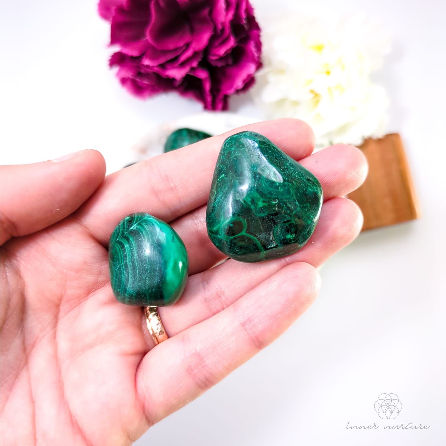 Malachite Tumble - Inner Nurture | Crystal Shop Australia 