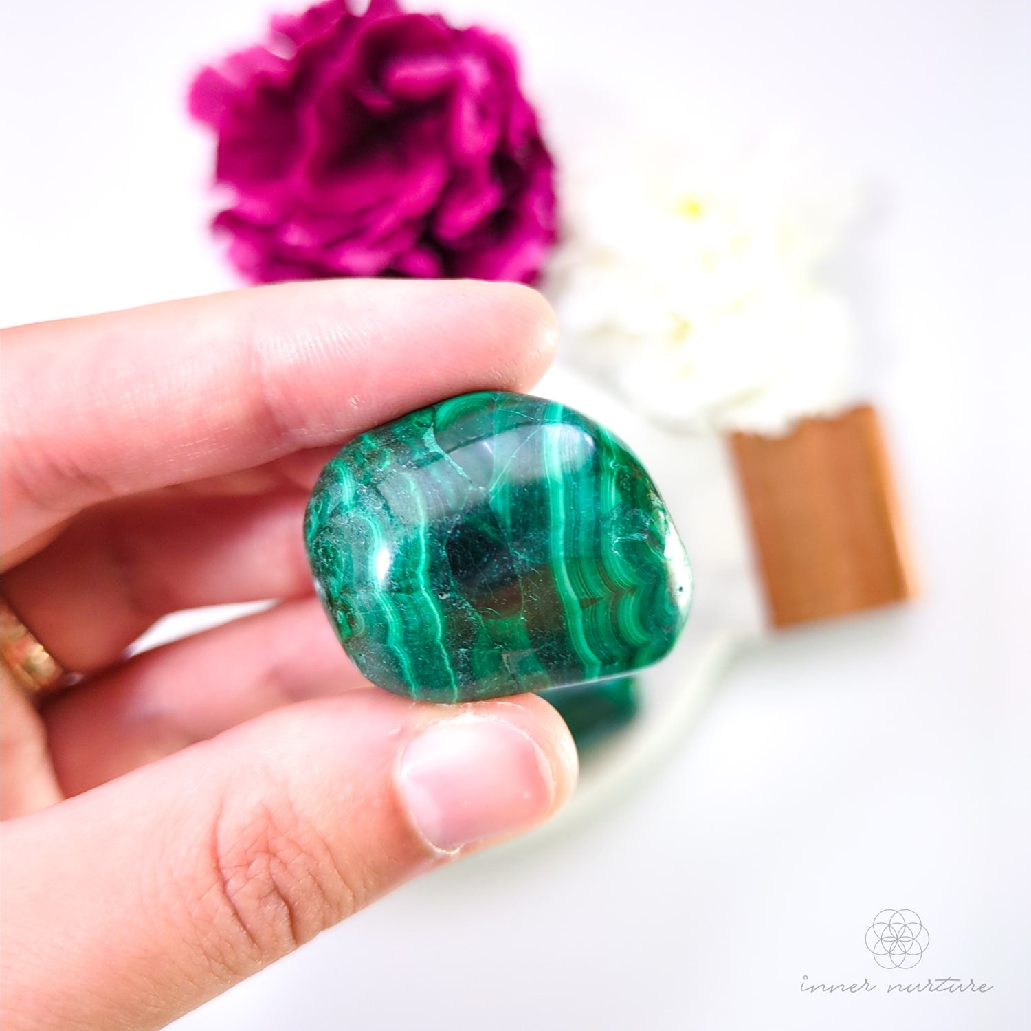 Malachite Tumble - Inner Nurture | Crystal Shop Australia 