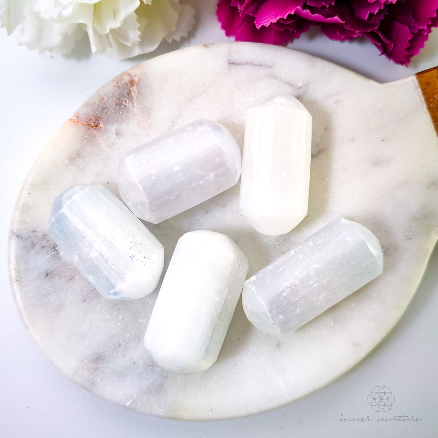 Selenite Tumble - Inner Nurture | Crystal Shop Australia 