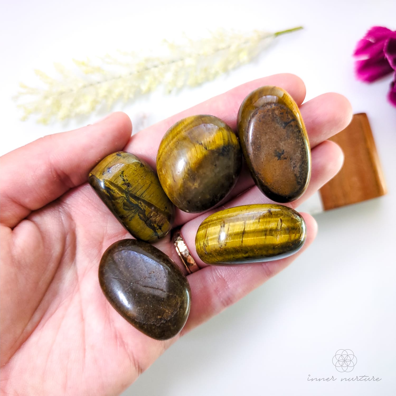 Golden Tiger's Eye Tumble - Inner Nurture | Crystal Shop Australia 