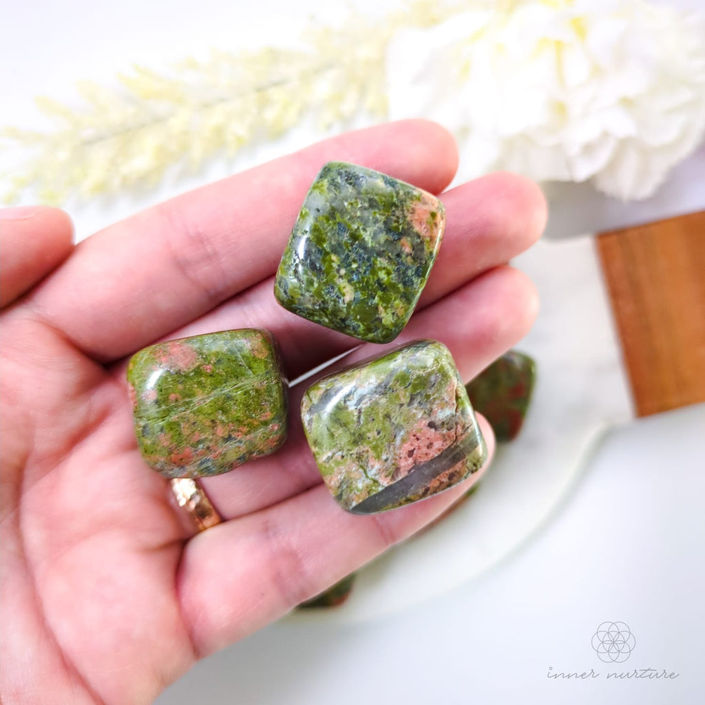 Unakite Tumble - Inner Nurture | Crystal Shop Australia 