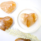 Golden Healer Puff Heart - Large Sizes | Crystal Shop Australia - Inner Nurture