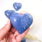 Blue Quartz Heart - Inner Nurture | Crystal Shop Australia 