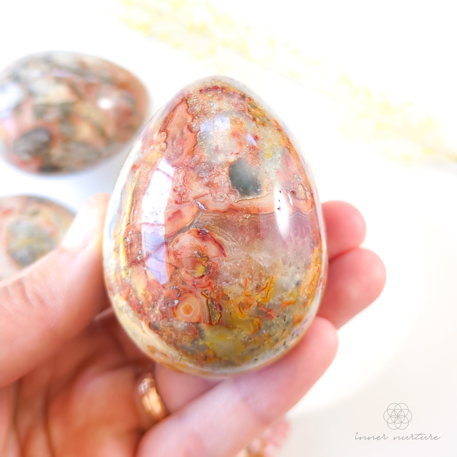 Crazy Lace Agate Egg | Crystal Shop Australia - Inner Nurture