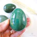 Green Aventurine Polished Egg - Inner Nurture | Crystal Shop Australia 