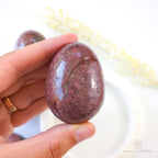 Rhodonite Polished Egg - Inner Nurture | Crystal Shop Australia 