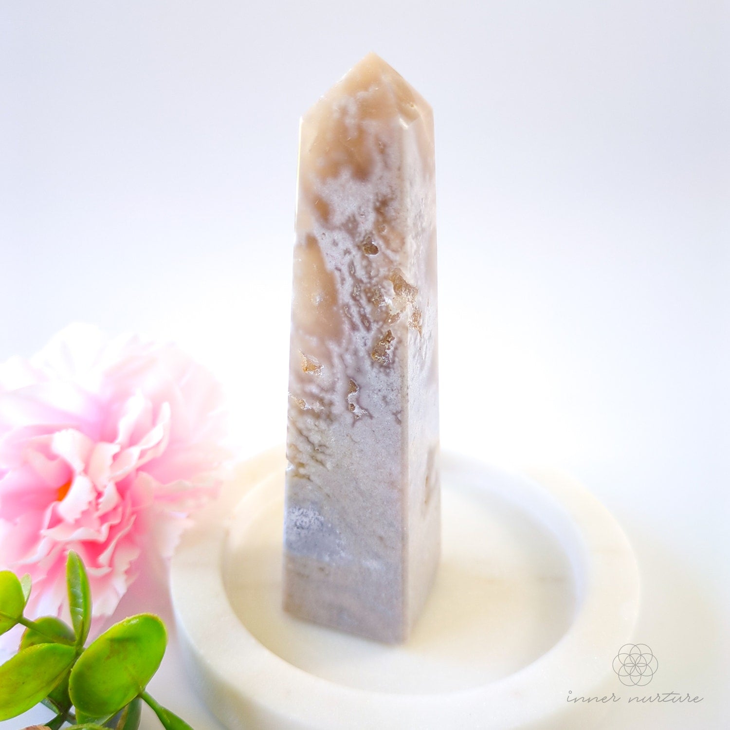 Pink Amethyst Obelisk | #3 - Inner Nurture crystals australia
