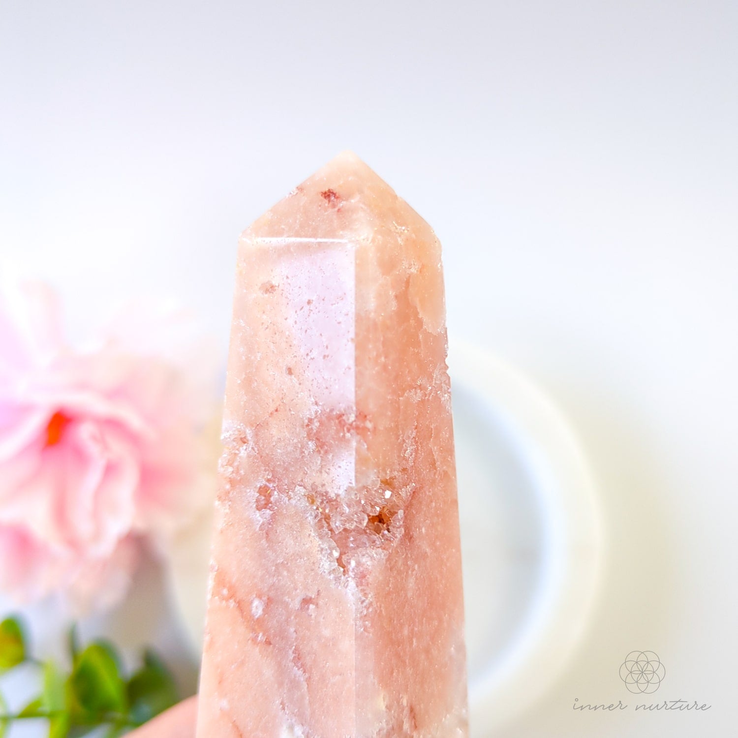 Pink Amethyst Obelisk | #5 - Inner Nurture crystals australia