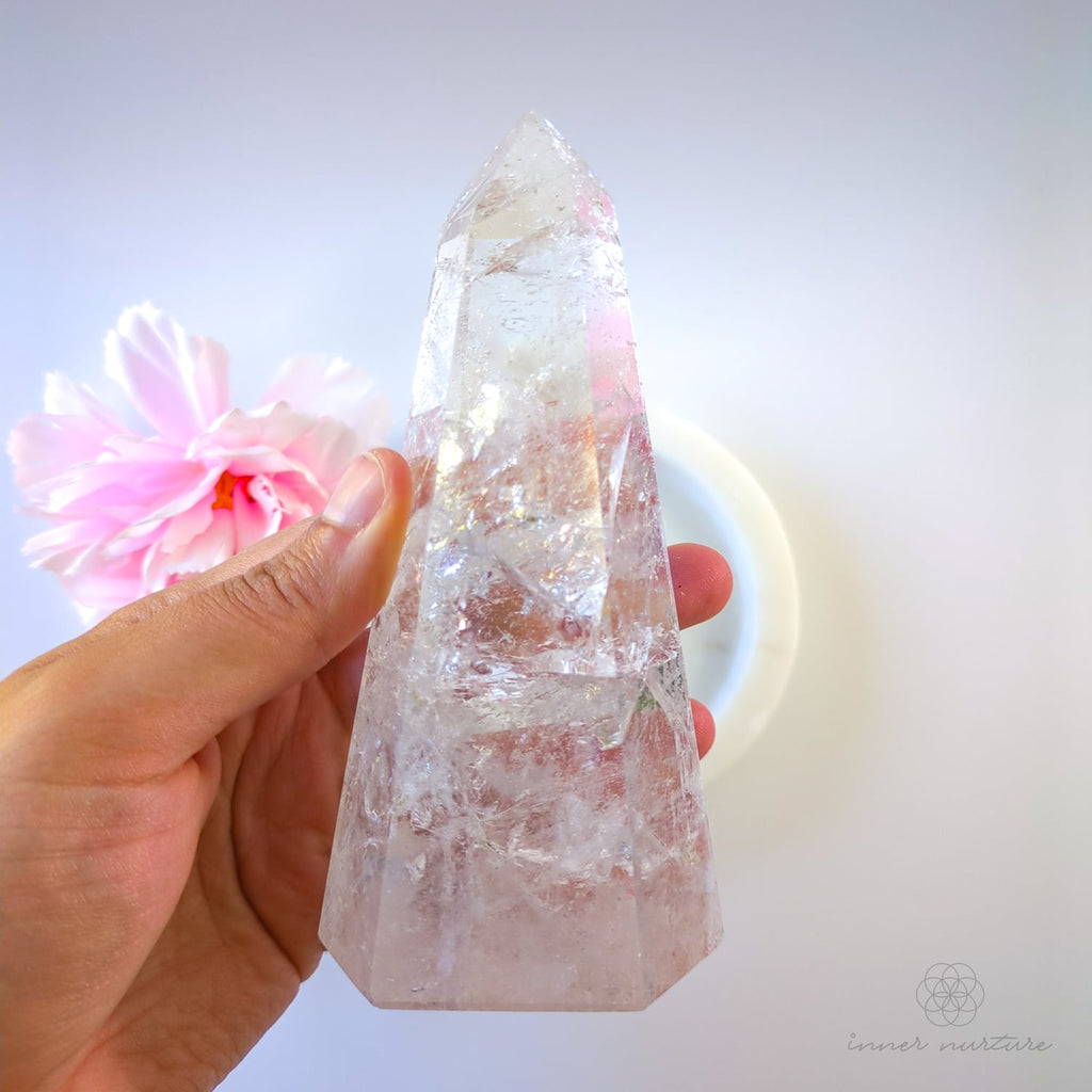 Clear Quartz Tower | #3 - Inner Nurture crystals australia
