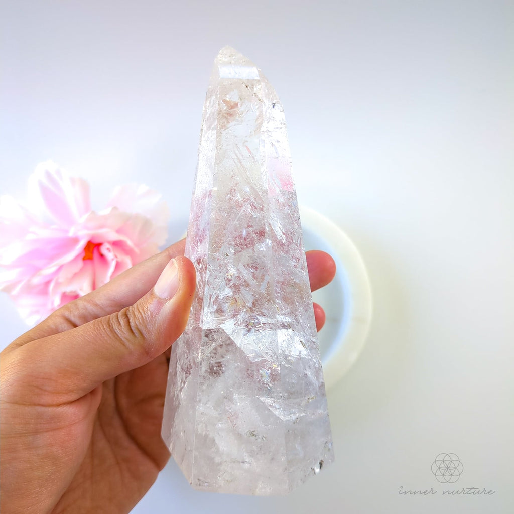 Clear Quartz Tower | #3 - Inner Nurture crystals australia