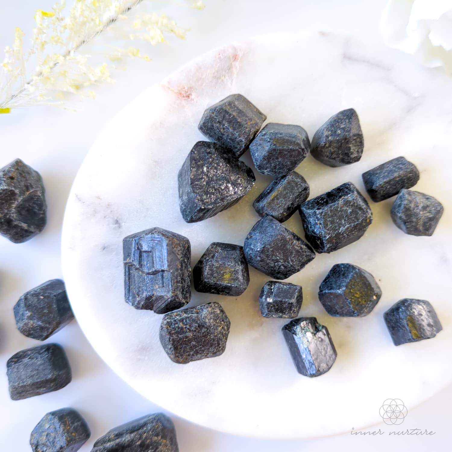 Black Tourmaline Rough (Alluvial) | Crystal Shop Australia - Inner Nurture