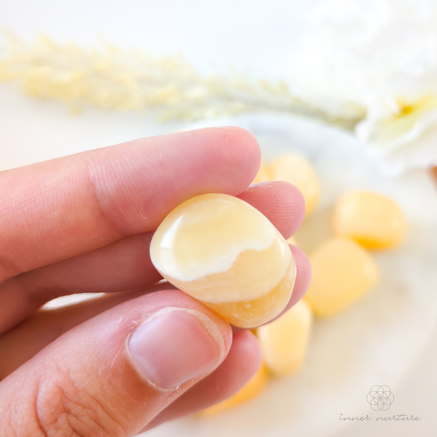 Yellow Calcite Tumble | Crystal Shop Australia - Inner Nurture