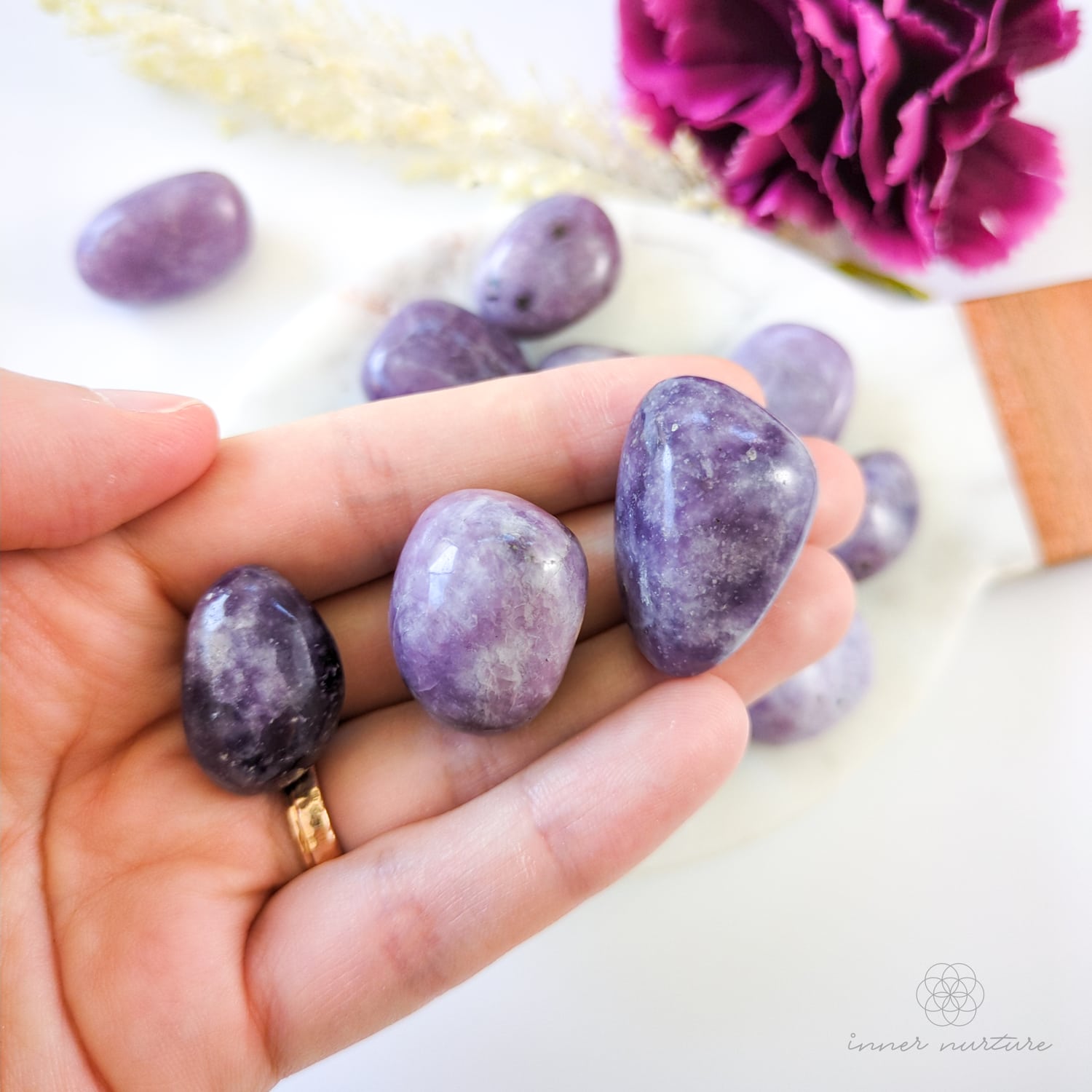 Lepidolite Tumble - Inner Nurture | Crystal Shop Australia 