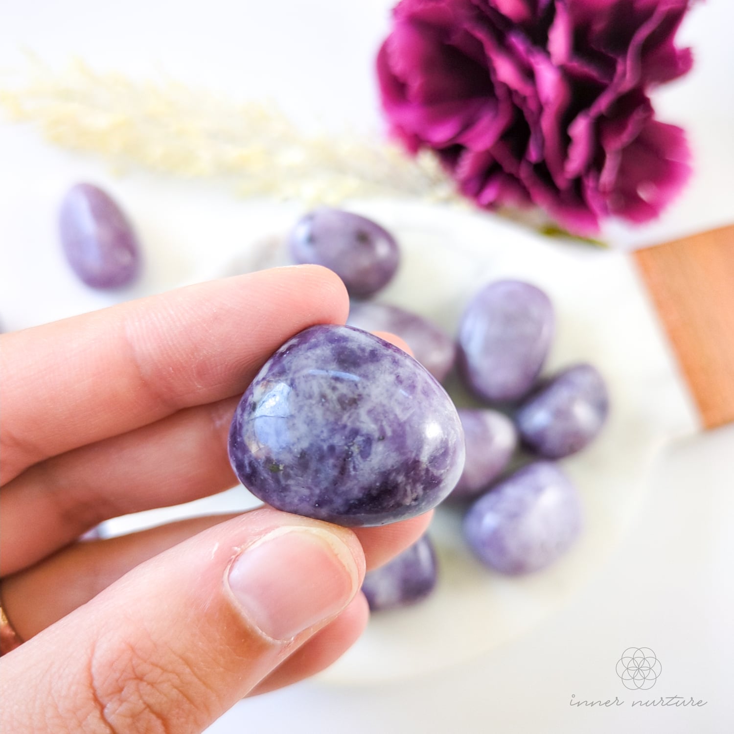 Lepidolite Tumble - Inner Nurture | Crystal Shop Australia 