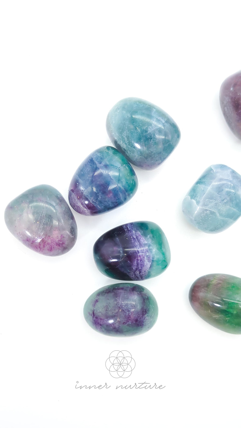 Rainbow Fluorite Tumbled Crystal - Buy Online Australia | Inner Nurture