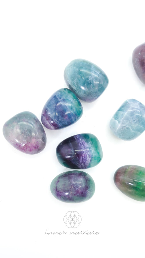 Rainbow Fluorite Tumbled Crystal - Buy Online Australia | Inner Nurture