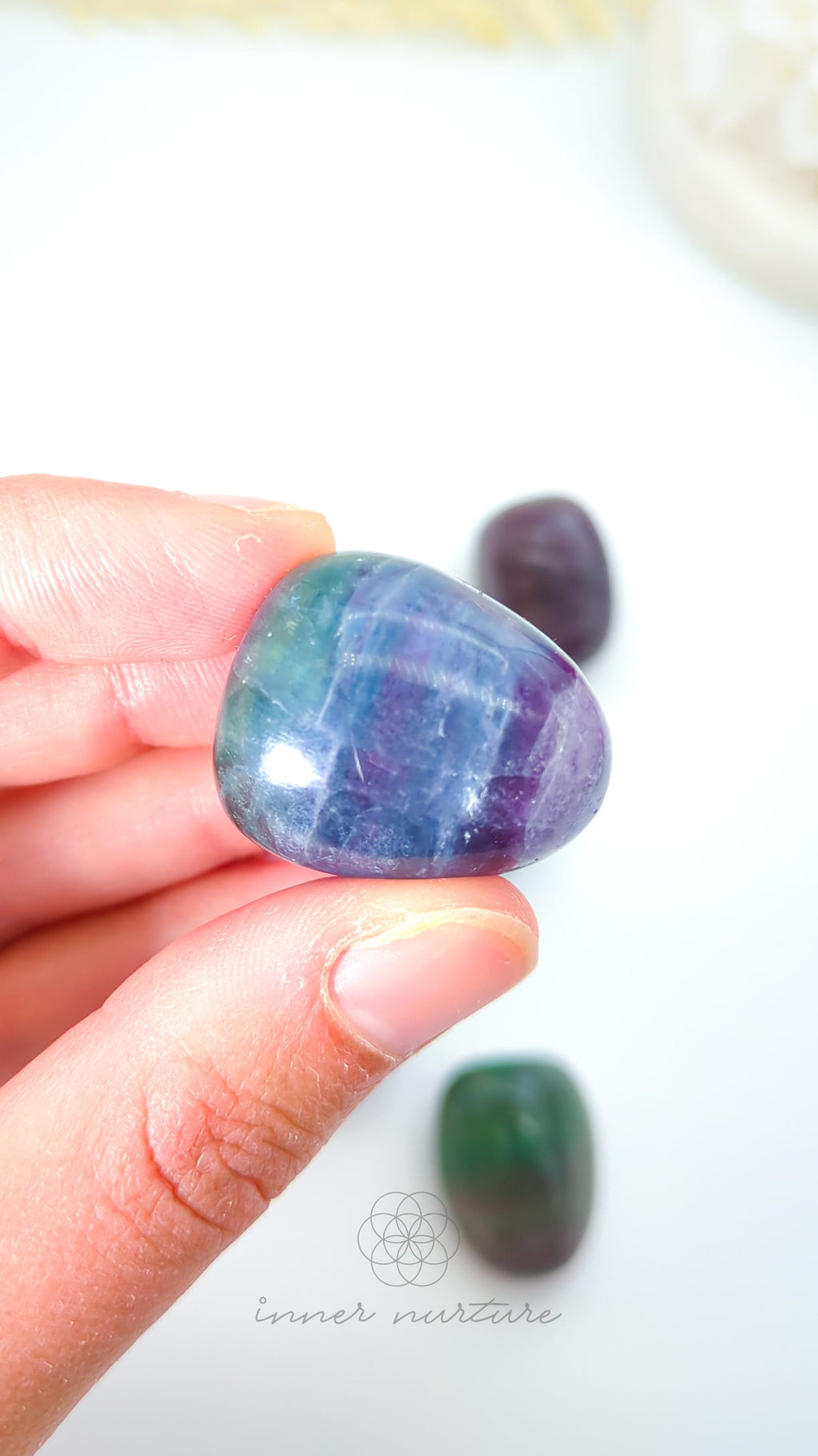 Rainbow Fluorite Tumbled Crystal - Buy Online Australia | Inner Nurture
