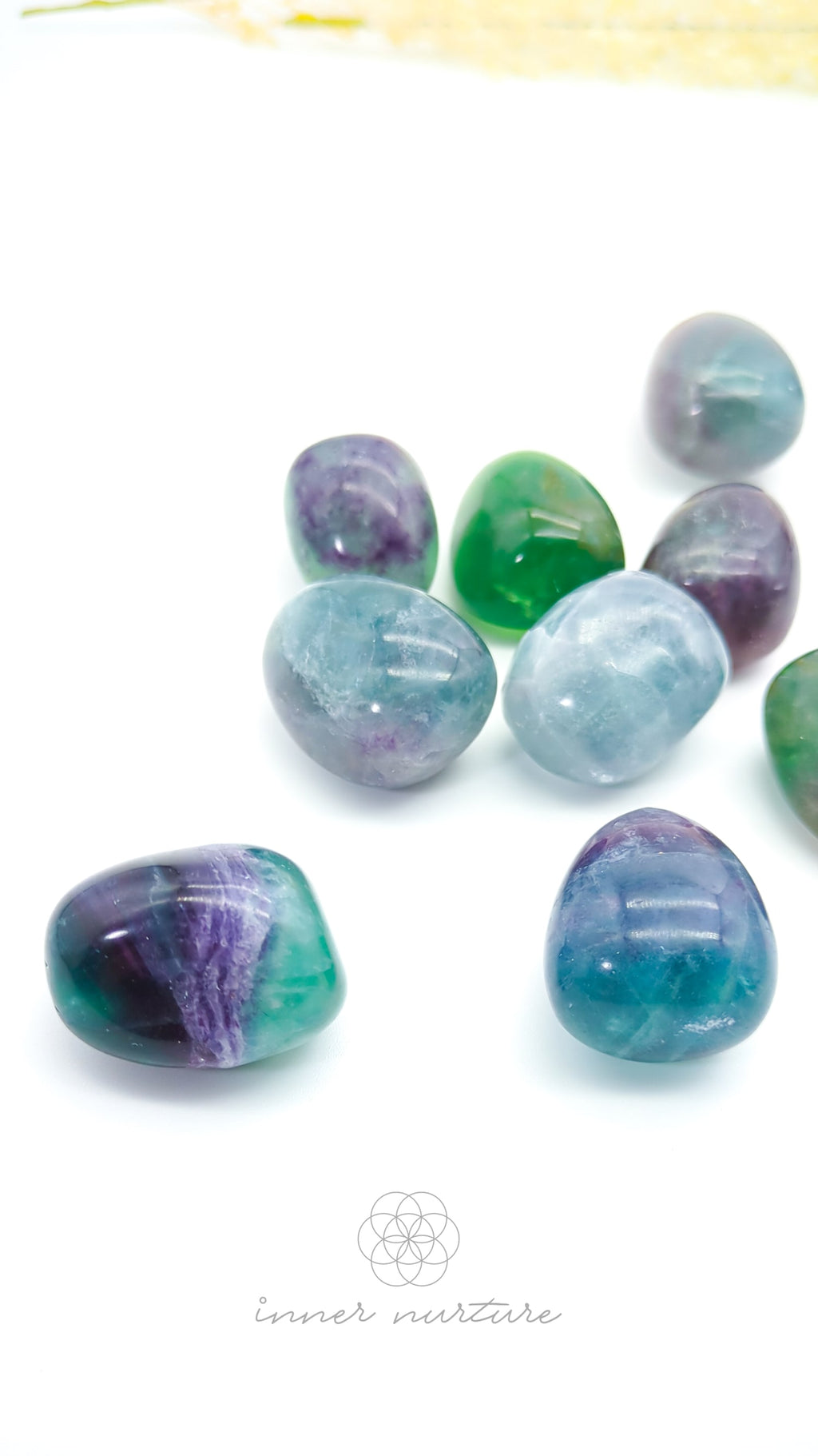 Rainbow Fluorite Tumbled Crystal - Buy Online Australia | Inner Nurture