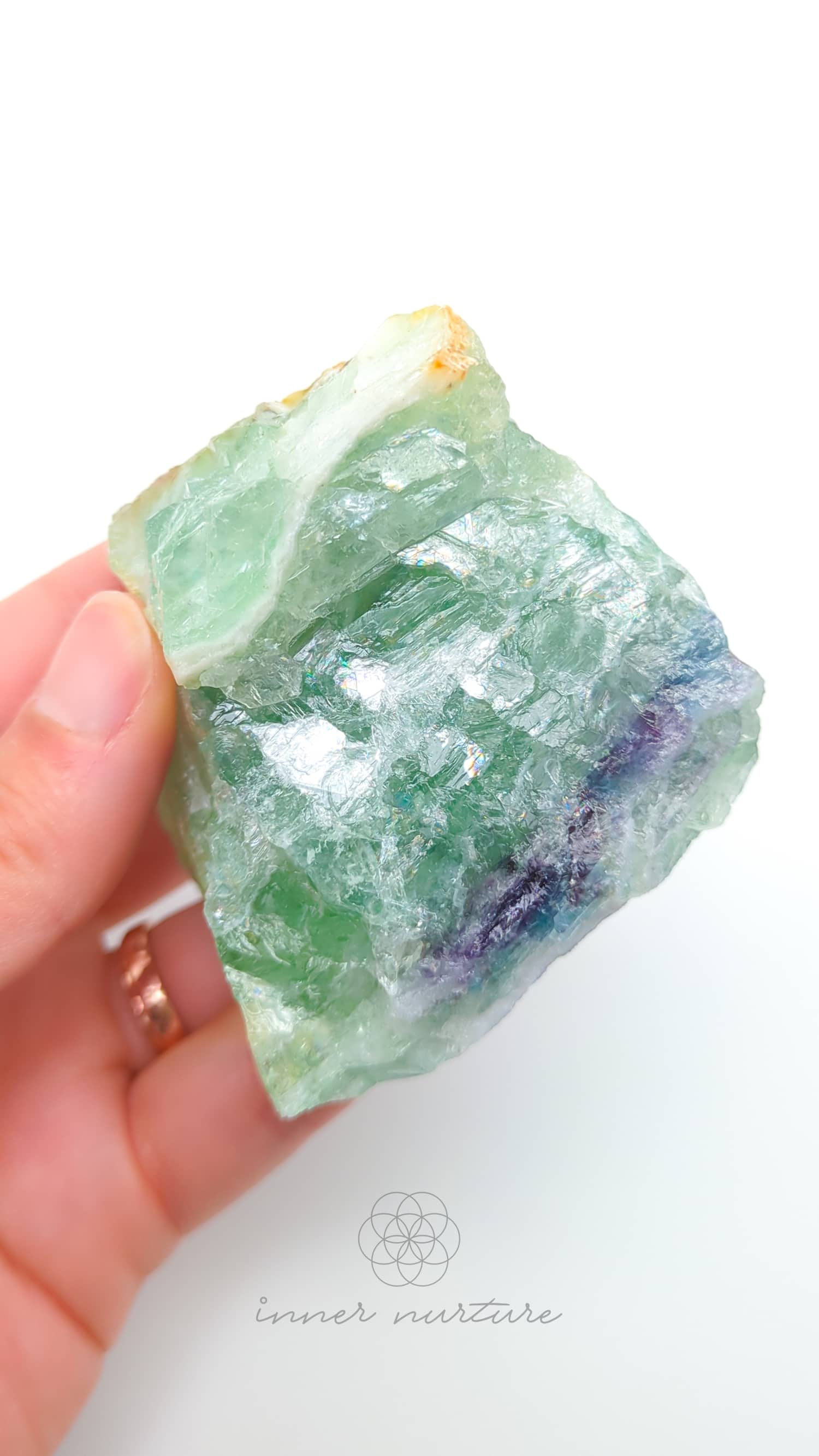 Rainbow Fluorite Rough - #2 | Buy Crystals Online Australia - Inner Nurture