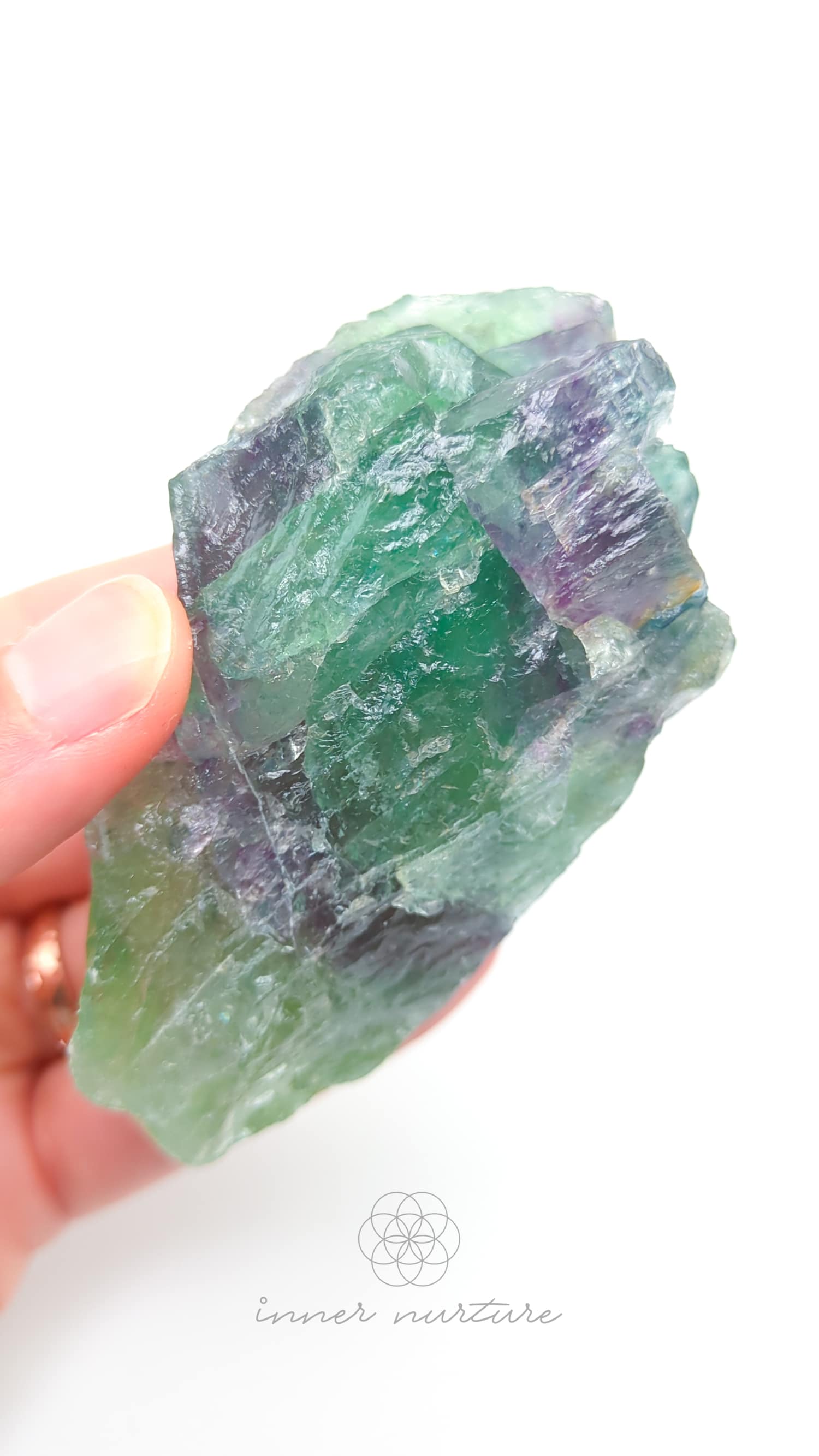 Rainbow Fluorite Rough - #4 | Buy Crystals Online Australia - Inner Nurture