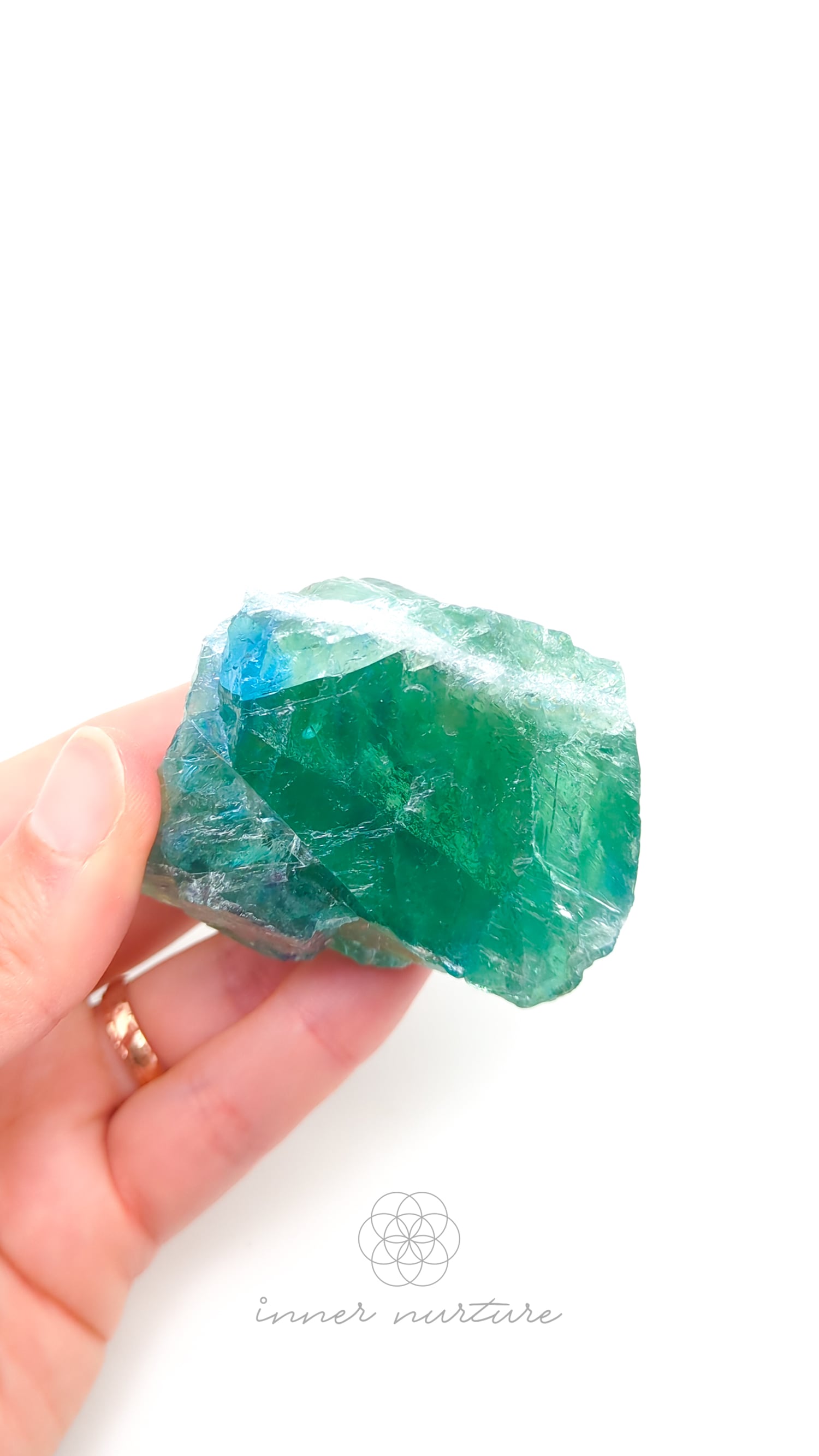 Rainbow Fluorite Rough - #12 | Buy Crystals Online Australia - Inner Nurture
