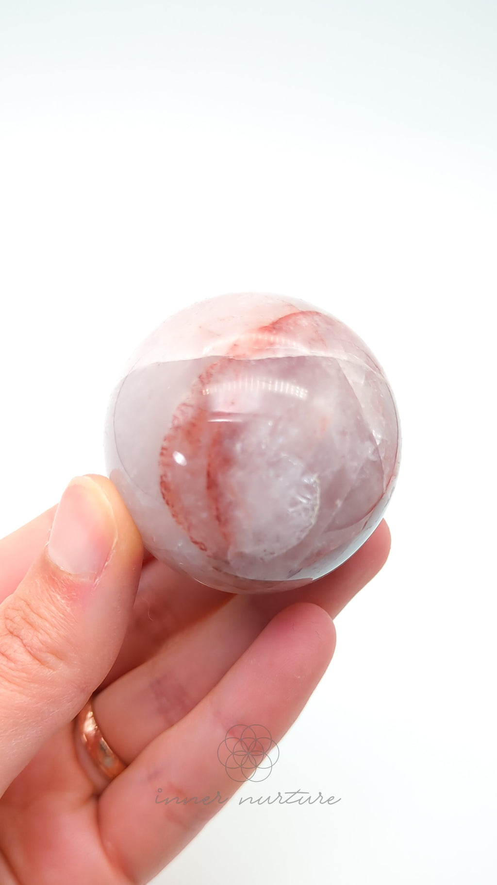 Fire Quartz Sphere - #1 |  Buy Crystals Online Australia - Inner Nurture