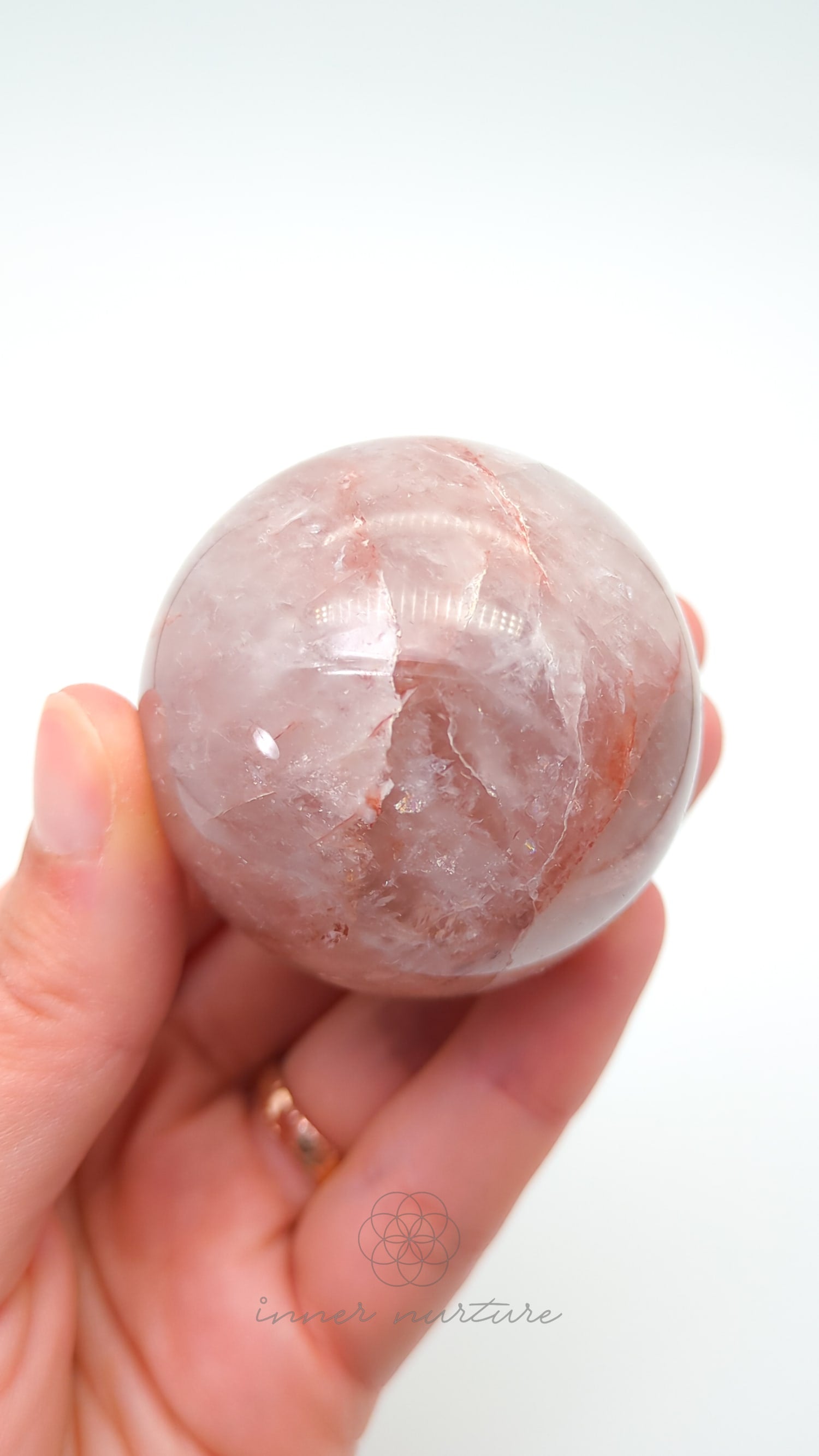 Fire Quartz Sphere - #2 |  Buy Crystals Online Australia - Inner Nurture