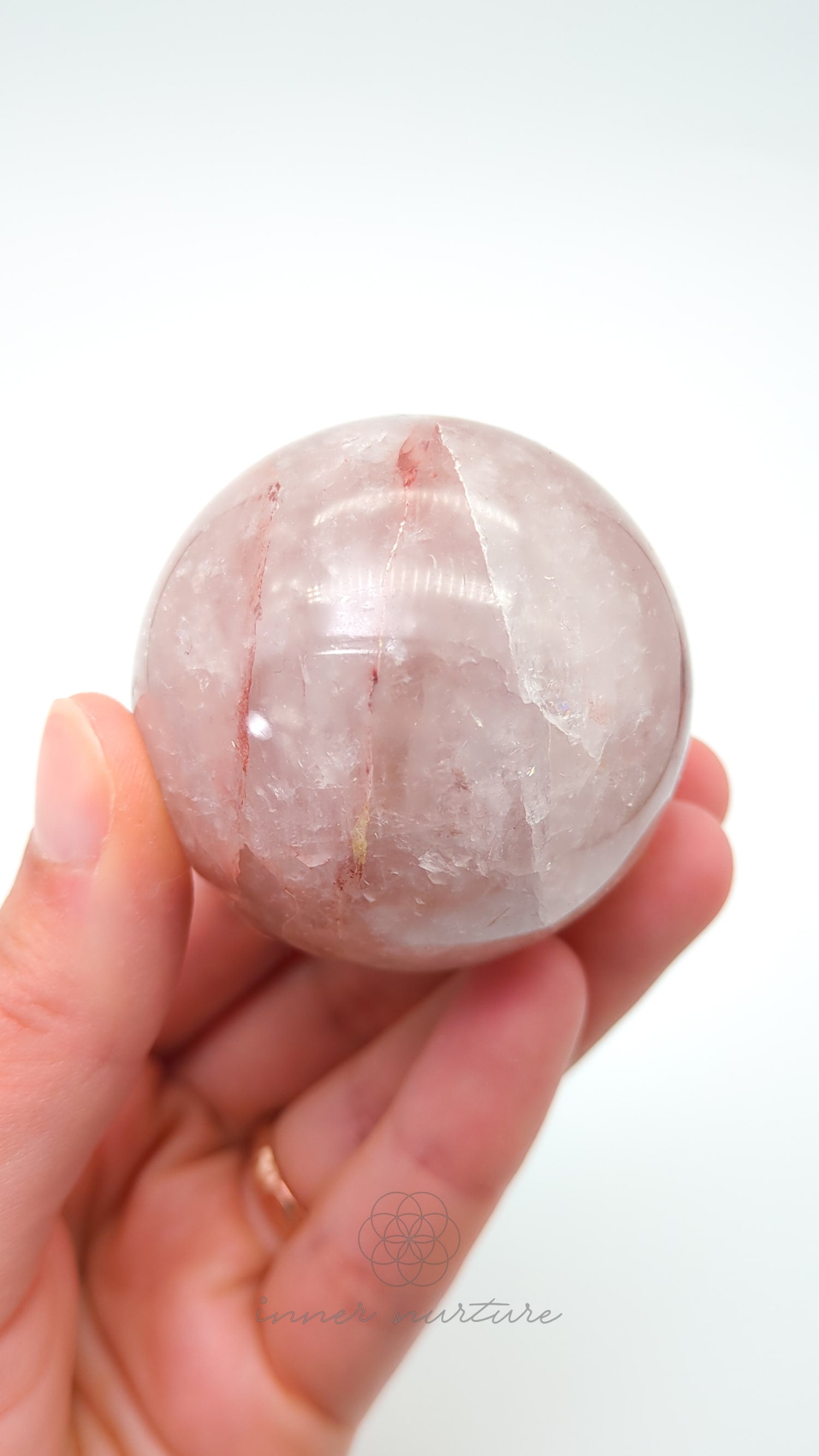 Fire Quartz Sphere - #2 |  Buy Crystals Online Australia - Inner Nurture
