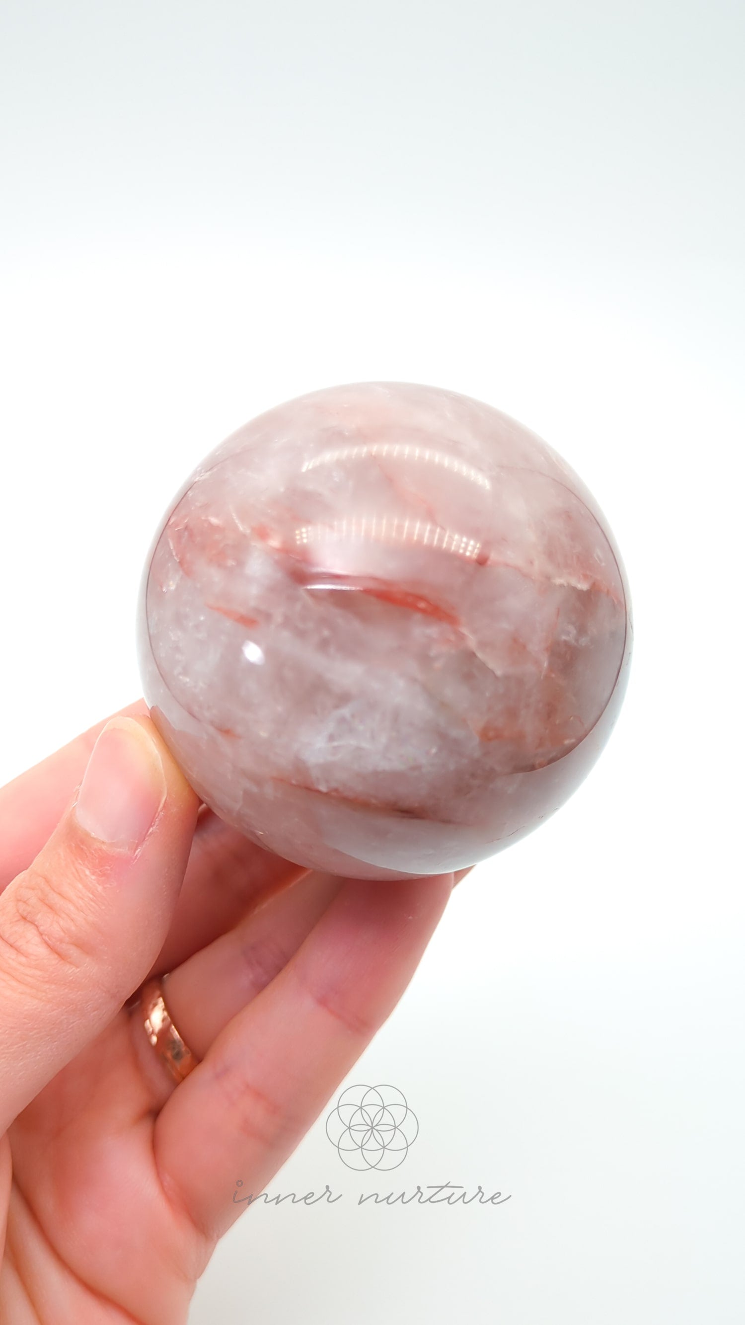 Fire Quartz Sphere - #3 |  Buy Crystals Online Australia - Inner Nurture