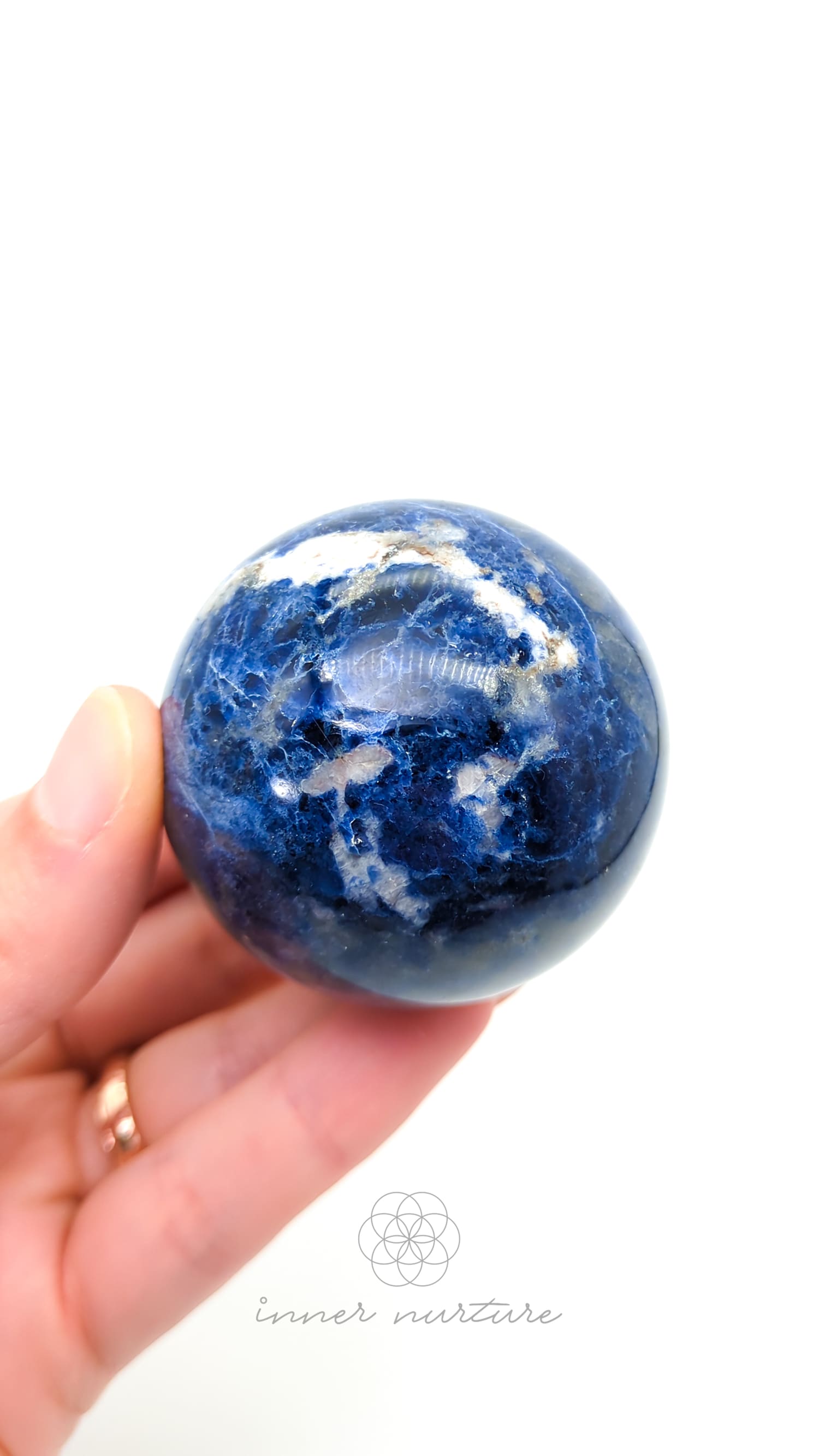 Sodalite Sphere | #2 - Buy Crystals Online Australia | Inner Nurture