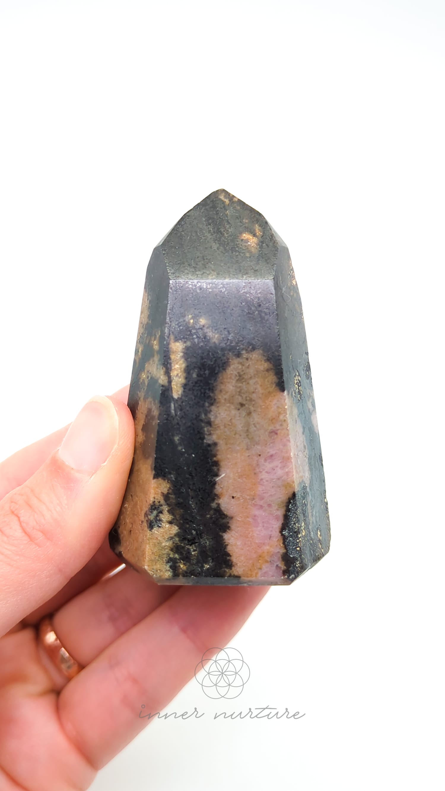 Rhodonite Tower | #1 - Buy Crystals Online Australia | Inner Nurture