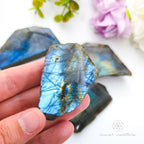 Labradorite Specimen - One Polished Side