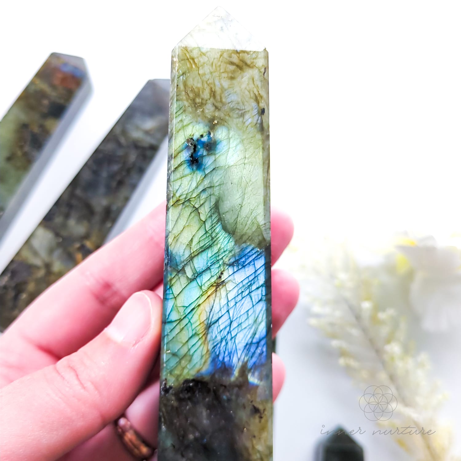 Labradorite Tower | Buy Crystals Online Australia - Inner Nurture