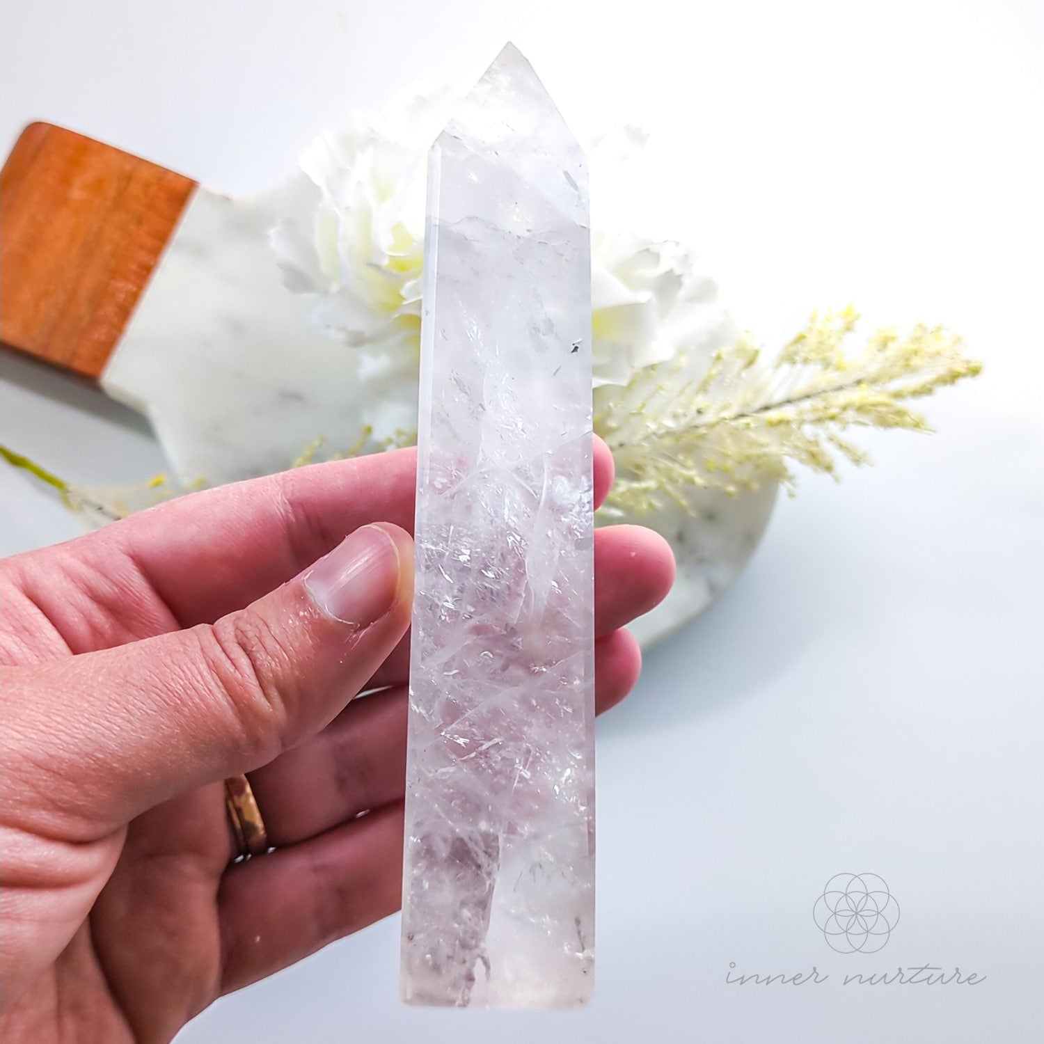 Clear Quartz Tower #5 | Buy Crystals Online Australia - Inner Nurture