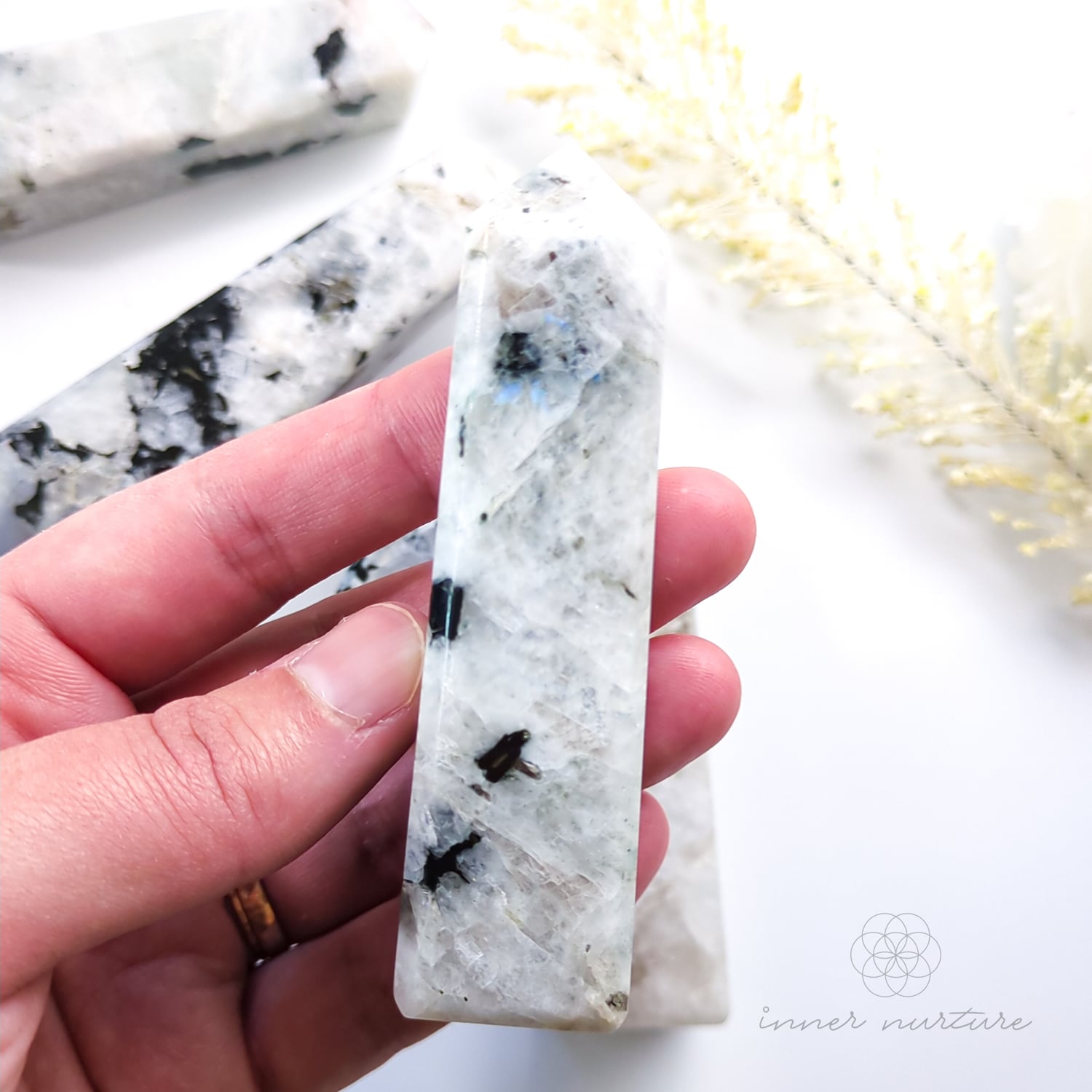 Rainbow Moonstone Tower | Buy Crystals Online Australia - Inner Nurture