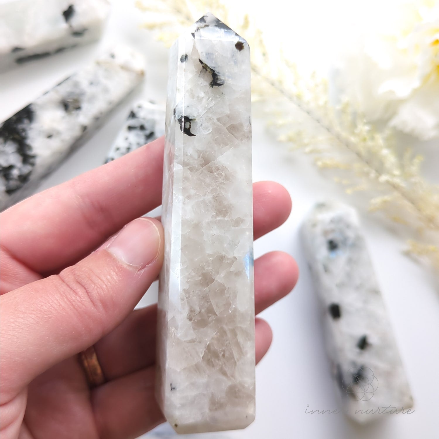 Rainbow Moonstone Tower | Buy Crystals Online Australia - Inner Nurture