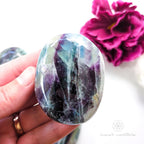 Rainbow Fluorite Palm Stone | Buy Crystals Online Australia - Inner Nurture