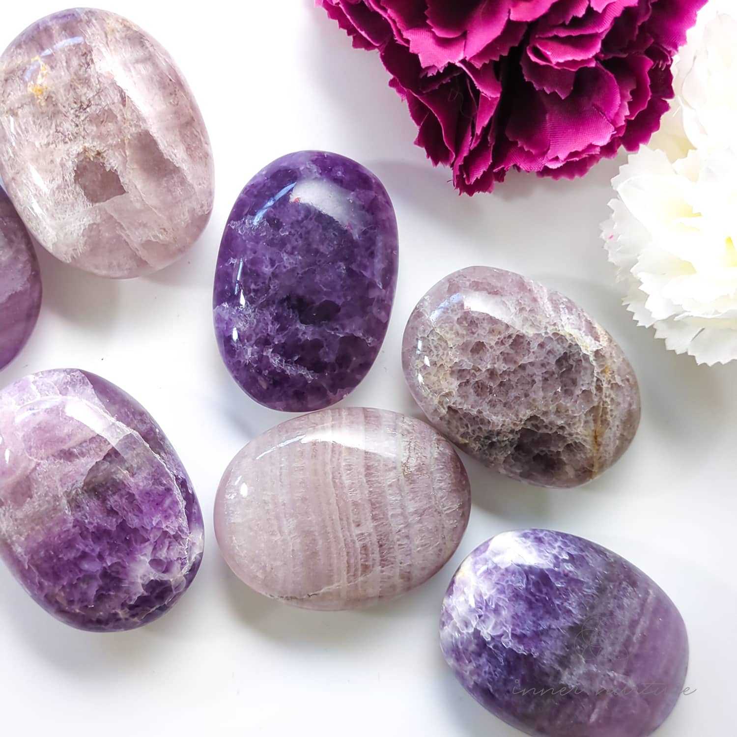 Purple Fluorite Palm Stone | Buy Crystals Online Australia - Inner Nurture