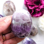 Purple Fluorite Palm Stone | Buy Crystals Online Australia - Inner Nurture