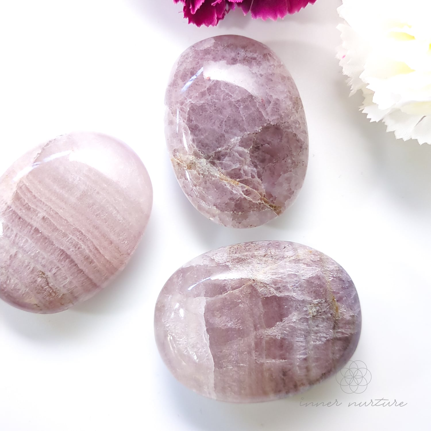 Purple Fluorite Palm Stone | Buy Crystals Online Australia - Inner Nurture