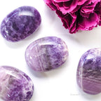 Purple Fluorite Palm Stone | Buy Crystals Online Australia - Inner Nurture