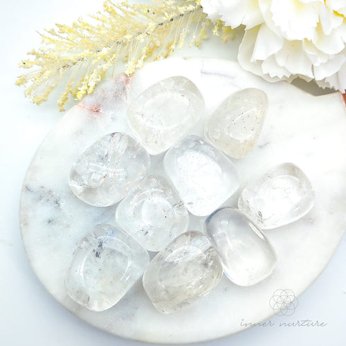 Clear Quartz Tumbled Stone | Natural Clear Quartz Crystal | Inner Nurture