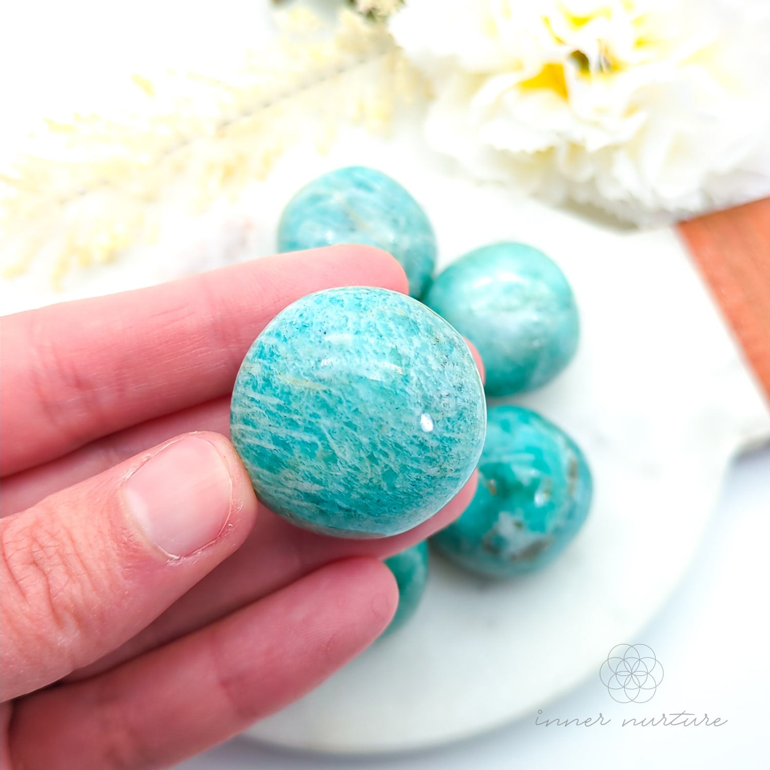Amazonite Tumble | Natural Amazonite Crystal | Inner Nurture
